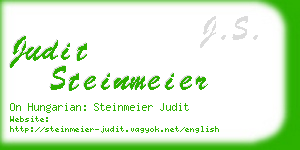 judit steinmeier business card